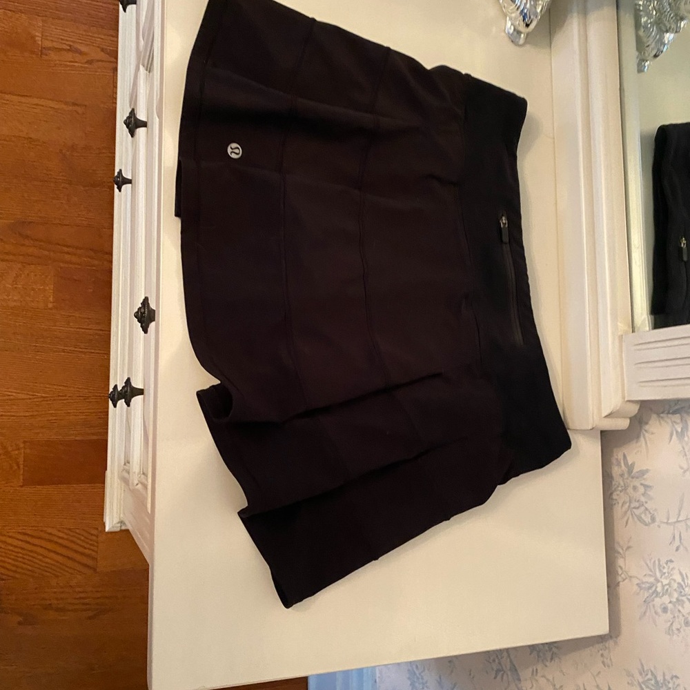 Lululemon 8 Tall Pace Rival black mid-rise skirt loungewear athleisure gorpcore - Picture 7 of 12
